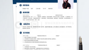 上海网络推广简历