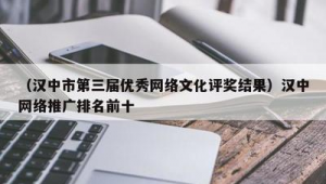 汉中市网络推广