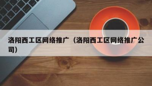 洛阳市网络推广