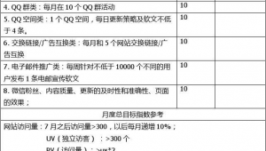网络推广考核指标-网友赵德柱的博客