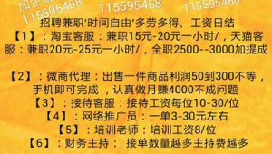 招聘淘宝网络推广员-网友赵德柱的博客